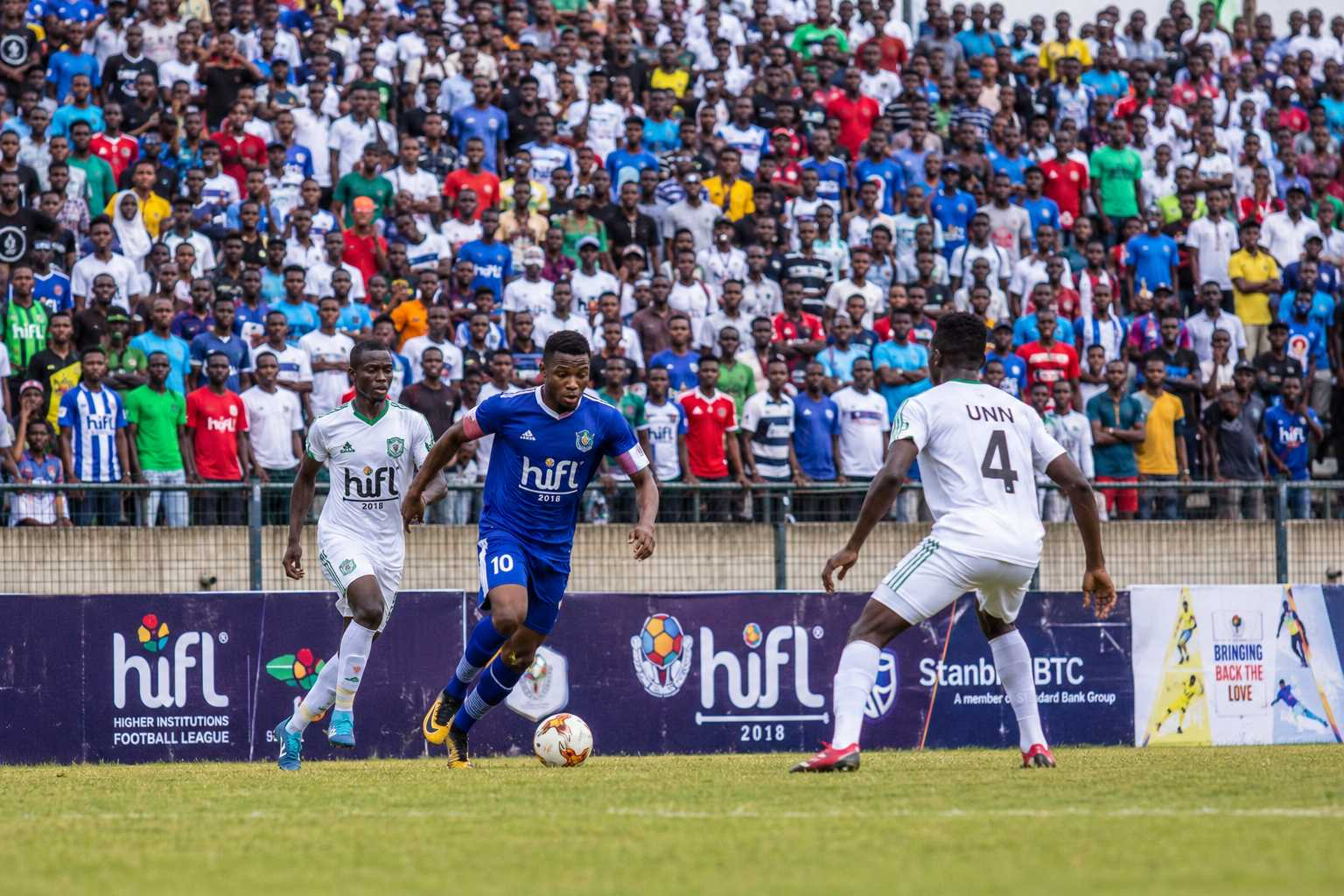 HiFL Nigeria 2018 proof of concept, Stanbic IBTC title sponsor NFF endorsement packed campus stadium